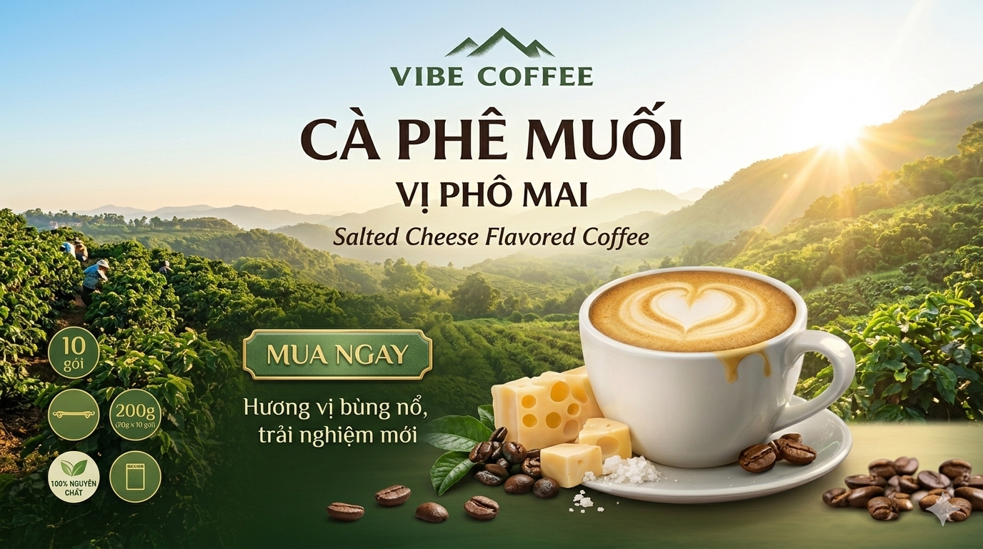 Không gian cà phê Vibe Coffee